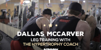 Dallas McCarver Trains Legs With Hypertrophy Coach