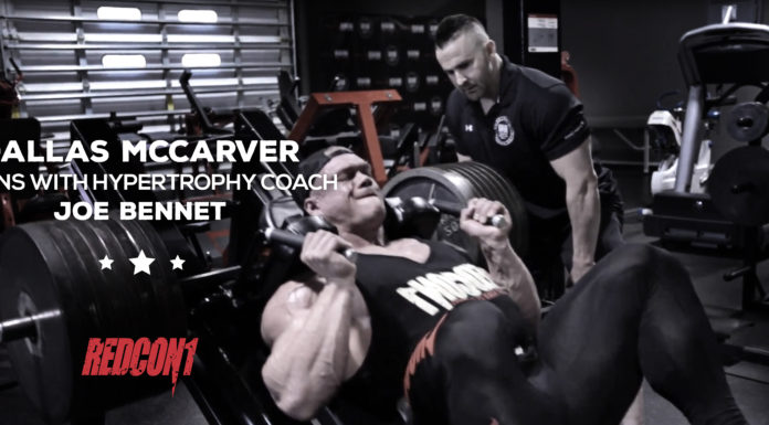 Dallas Mccarver Trains with Hypertrophy coach